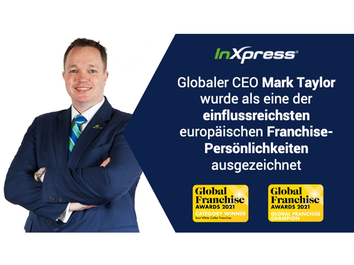 InXpress: Globaler CEO erhält höchste Branchenauszeichnung